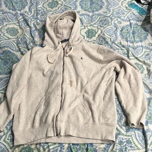 Polo by Ralph Lauren Heather Gray Zip-Up Hoodie